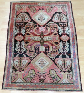 Caucasian Karabagh Rug Size 109x161 cm / 3'6''x5'3''                         