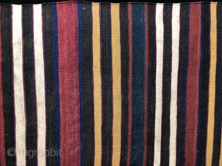 Caucasian Striped Kilim Size 145x194 cm / 4'8'' x 6'4''                       