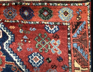 Anatolian Kurdish Rug 19 Century Good Condition And Wonderful Colors Size 113x250 cm / 3'8'' x 8'3''                