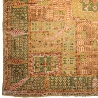 Antique Turkish Oushak Rug
Turkey ca. 1910
16'4" x 15'0" (498 x 458 cm)
FJ Hakimian Reference #04088
                  