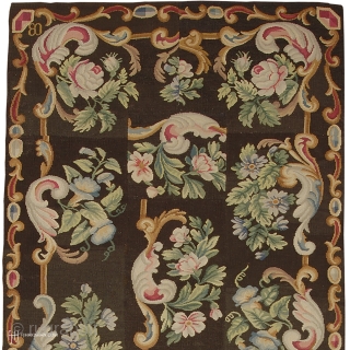 Antique French Aubusson Rug
France ca.1920
19'4" x 4'3" (590 x 130 cm)
FJ Hakimian Reference #02067
                   