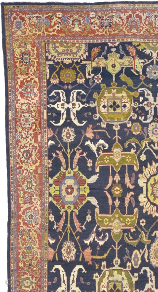 Antique Persian Sultanabad Rug
Persia ca.1890
20'3" x 12'8" (618 x 387 cm)
FJ Hakimian Reference #06057
                   