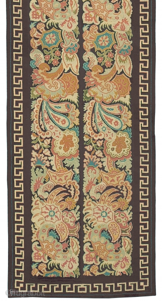 Antique English Needlepoint Runner Rug
England ca.1880
20'9" x 2'10" (633 x 86 cm)
FJ Hakimian Reference #02690
                  