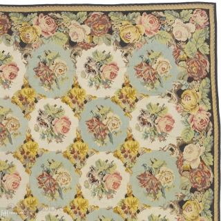 Antique French Aubusson Rug
France ca. 1920
23'1" x 14'10" (705 x 453 cm)
FJ Hakimian Reference #02726
                  