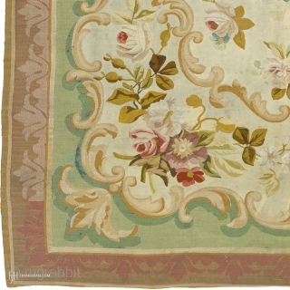 Antique French Aubusson Rug
France ca.1870
8'8" x 7'7" (264 x 231 cm)
FJ Hakimian Reference #02101
                   