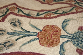 Antique French Embroidery Rug
France ca. 1770
9'3" x 7'7" (282 x 231 cm)
FJ Hakimian Reference #02131
                  