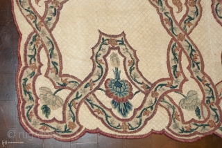 Antique French Embroidery Rug
France ca. 1770
9'3" x 7'7" (282 x 231 cm)
FJ Hakimian Reference #02131
                  