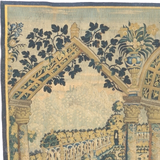 Antique Tapestry
Belguim Late 16th Century/Early 17th Century
8'11" x 7'6" (272 x 229 cm)
FJ Hakimian Reference #02618

                 