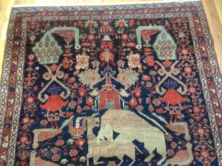 PERSIAN MISHAN MELAYER RUG
SIZE 4'8 BY 6'3 FT
                         