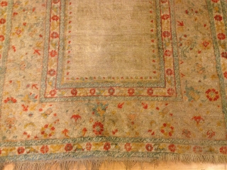 ANATOLIAN TURKISH ANGORA QUSHAK RUG
FROM 1880'S
CONDITION AS SEEN
ALL THE RUG IS ORIGINAL
NO REPAIRS,NO ODOR
ENDS AND SIDES ARE PERFECT
PRAYER DESIGN WITH GREAT COLORS
           