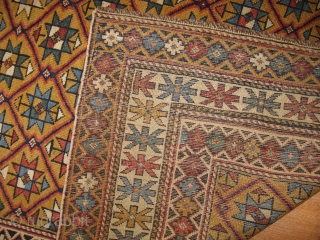 4125-Kuba Shirvan carpet 132x115                             