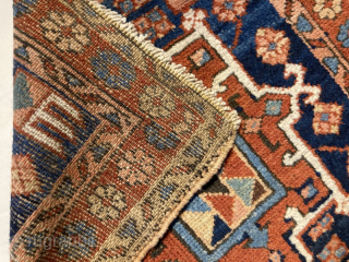 Small early 20th century Karaja rug in full pile, great condition.
!.27m by 0.83m

Visit www.heritage-antique-rugs.com for more images and price or email me at gene@heritage-antique-rugs.com         