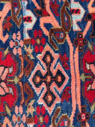 Beautiful antique Afshar bag face. 1'8" x 2'8". Good pile. Appears to be all stable dyes. Cheers.                