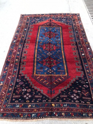 Beautiful circa 1900 Armenian Kazak rug. 5'7" x 9'3". Full pile with no repairs. Soft thick pile. Let me know if you'd like any additional info.

Cheers.       