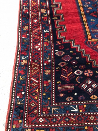 Beautiful circa 1900 Armenian Kazak rug. 5'7" x 9'3". Full pile with no repairs. Soft thick pile. Let me know if you'd like any additional info.

Cheers.       