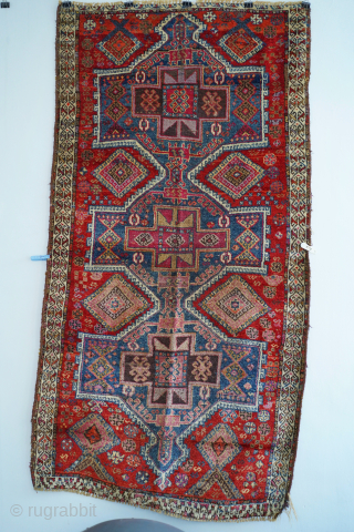 Antique Yoruk, East Anatolian rug with beautiful colors. I've had people mention it has Armenian influence. 3'3" x 6'5" or 99 x 196cm. Please contact me at steven.malloch@gmail.com or gerrerugs@gmail.com for purchase  ...