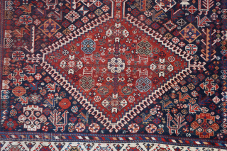 Antique Shekarlu rug. It has some low pile in a few spots but mostly good. 5'6" x 9'1". It's a beautiful one that you could look at for years. Contact me at  ...