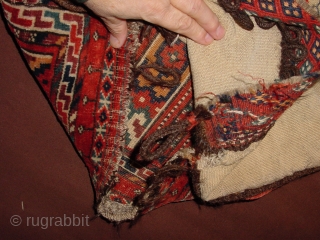 wonderful antique turkoman bag, complete, with wonderful natural colors, no stains, no repairs

56x53cm
1.9x1.8ft                    