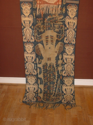 wonderful antique ikat weaving indonesia, with 3 headed dragon, 

on ebay.com now check groen7groen, listing finishes within 2 hours              