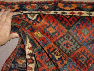 wonderful top jaff kurdish bagface, wonderful silky wool, great natural colors, all ends secured , clean, no tears, no holes, no stains, collectors piece

70x101cm
2.3x3.4ft


         