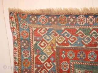 wonderful antique 1840 CAUCASIAN RUG FRAGMENT, clean, flexible, no stains, fabulous natural colors

125x82cm
4.2x2.7ft                    