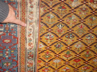 finest chi-chi ca. 1850 , clean, no stains, though wear... 126x153cm 4.2x5.1ft                     