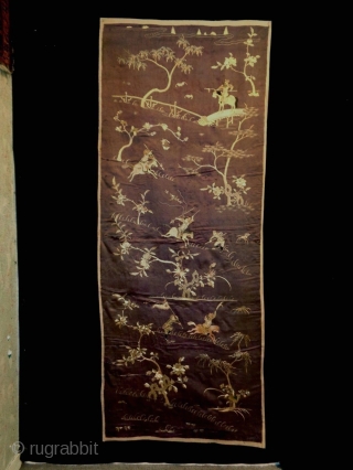 1900? Chinese Textile
Size: 77x125cm (2.6x4.2ft)
Silk                            