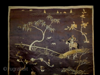 1900? Chinese Textile
Size: 77x125cm (2.6x4.2ft)
Silk                            