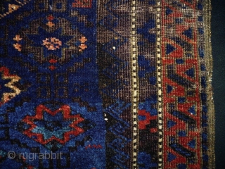 1880 Very Fine Baluch Bagface
Size: 64x56cm (2.1x1.9ft)
Natural colors (except one color at the star pattern is faded)
                