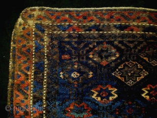 1880 Very Fine Baluch Bagface
Size: 64x56cm (2.1x1.9ft)
Natural colors (except one color at the star pattern is faded)
                