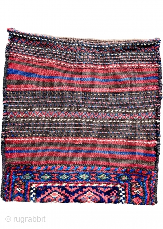 Beautiful Persian Kurdish bag 1890 circa,all good natural colors and very good condition•••size40x38cm                    