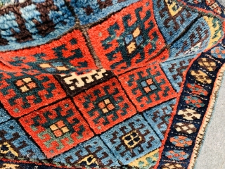 Kurdish Jaf 1880 circa with beautiful natural colors and good condition wool on wool>>size65x48cm                   