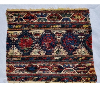 Very fine Shahsevan soumac mafrash panel circa 1880 , All good and natural colors in perfect condition 50x41cm               