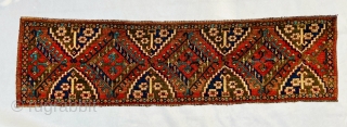 Late 19th century Antique Ersari Beshir torba Great design all good natural colors and very good condition,size155x45cm                