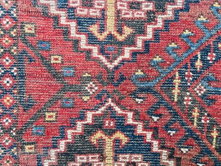 Late 19th century Antique Ersari Beshir torba Great design all good natural colors and very good condition,size155x45cm                