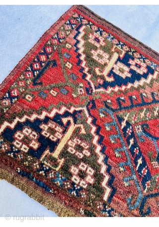 Late 19th century Antique Ersari Beshir torba Great design all good colors and very good condition,size155x45cm                 