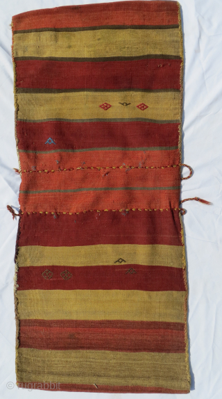 shahsavan complete khoorjin (Azarbaijan) ,All natural dyes Shiny wool and very Fine quality(100%wool) size130x58cm                   