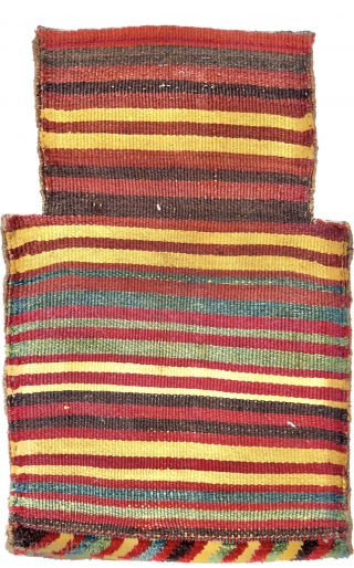 Kurdish Jaf saltBag circa 1880 wool on wool and good condation size 64x41cm
                    