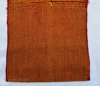 Qashqai flatwoven Bag circa 1880 all good natural colors and very good condition size46x43cm                   