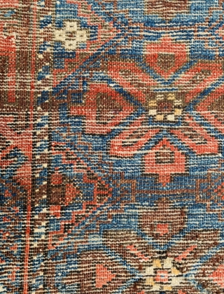 Beautiful antique Baluch rug circa 1880 all good natural colors and good condition size 161x88cm                  