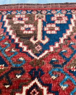 Late 19th century Antique Turkmen Ersari Beshir torba Great design all good colors and very good condition,size155x45cm                