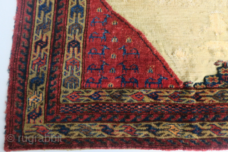 Fine 19th century Tukmen Tekke Bokche (Bread cover). Camel hair wefts and some silk highlights. Sold at Grogan & Company auction on 12 January 2009, Lot 52, hammer price then was $2000.  ...