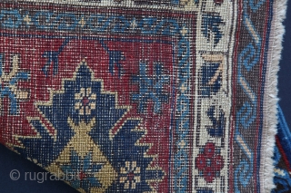 Early 20th C. Antique Zehur Child rug.
Feel free to ask for any question.                    