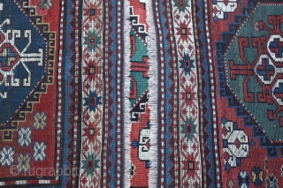 Early 20th C, Antique Karabag Kazak.
Feel free to ask any question you want.                    