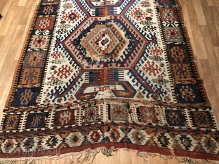 One Of A Kind Antique Aydın Kilim For Top Collectors.

Please Feel free to ask any questions in your mind..
Thanks for visiting my page.          