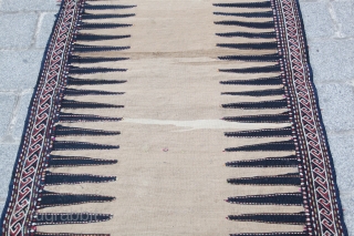 Antique Camel Wool kilim early 20th c.                          