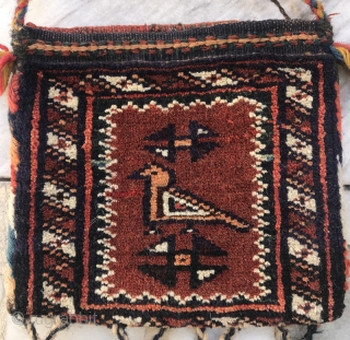 Small chanteh from arab tribes of Nasrabad,Size:20x23 cm                         