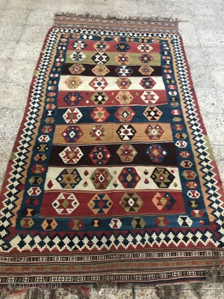Qashqaie kilim in perfect condition,Size:255x139 cm                           