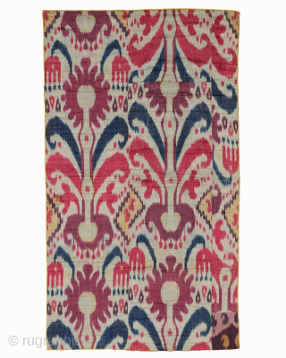 19th Century Uzbek Ikat size 87x150 cm 
                         