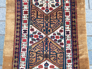 Mid 19th Century Persian Sarab Runner size 94x300 cm                        
